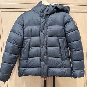 SAVE THE DUCK Dark Gray Puffer Jacket